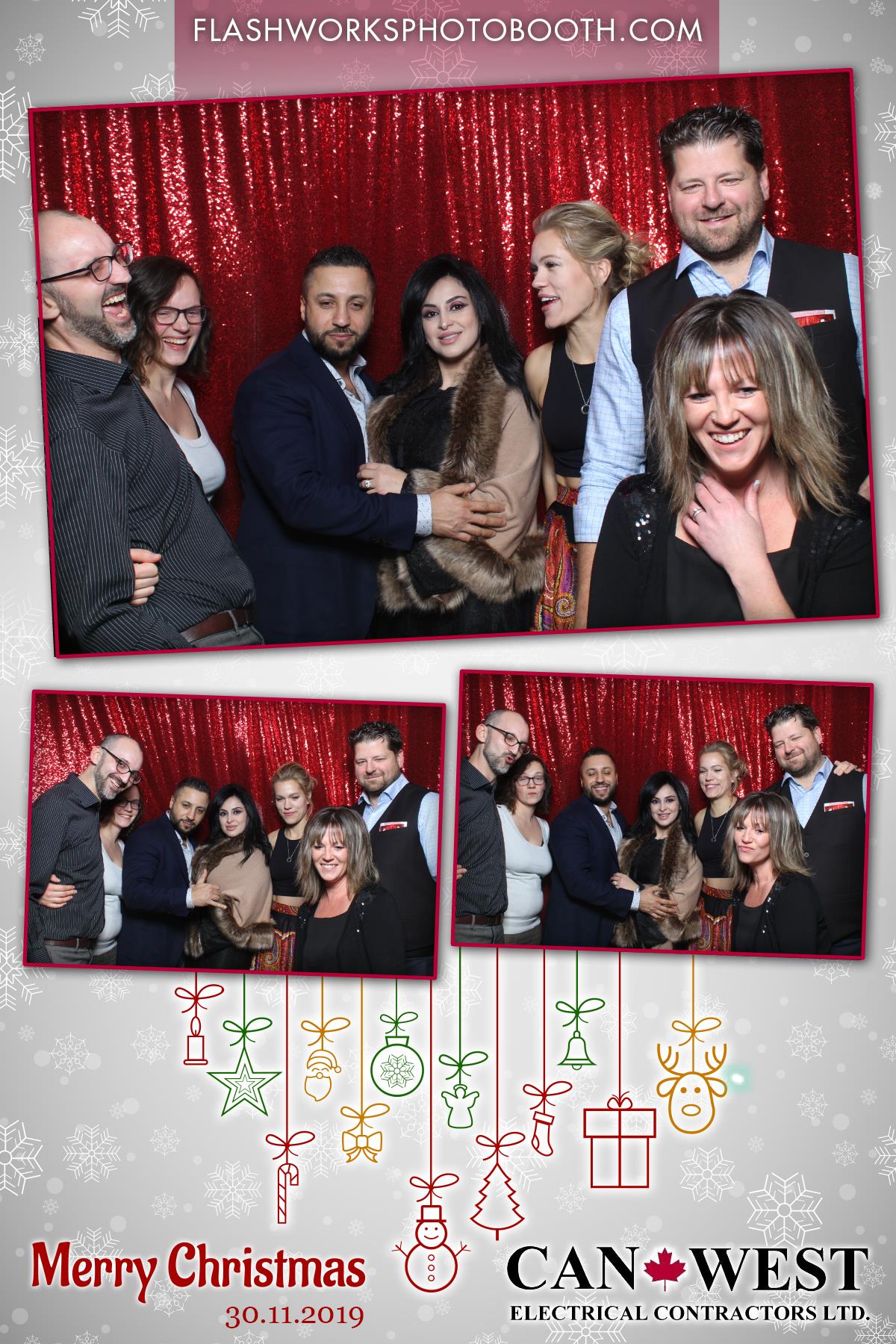 Can West Christmas Party | View more photos from the event at gallery.flashworksphotobooth.com/u/FlashworksPhotoboothInc/Can-West-Christmas-Party